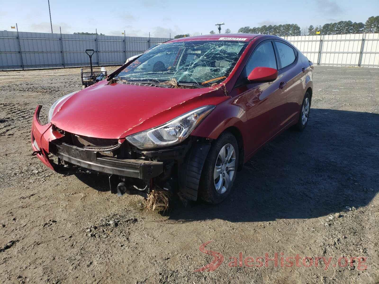 KMHDH4AE3GU513401 2016 HYUNDAI ELANTRA