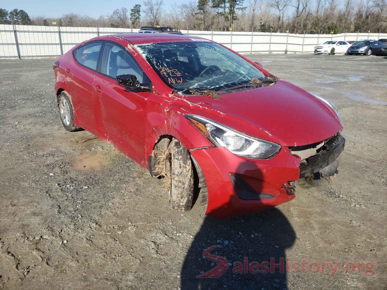 KMHDH4AE3GU513401 2016 HYUNDAI ELANTRA