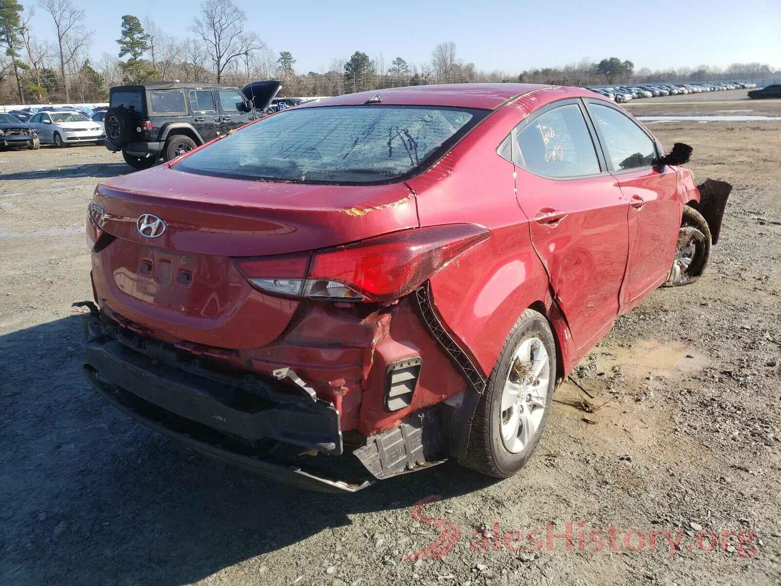 KMHDH4AE3GU513401 2016 HYUNDAI ELANTRA