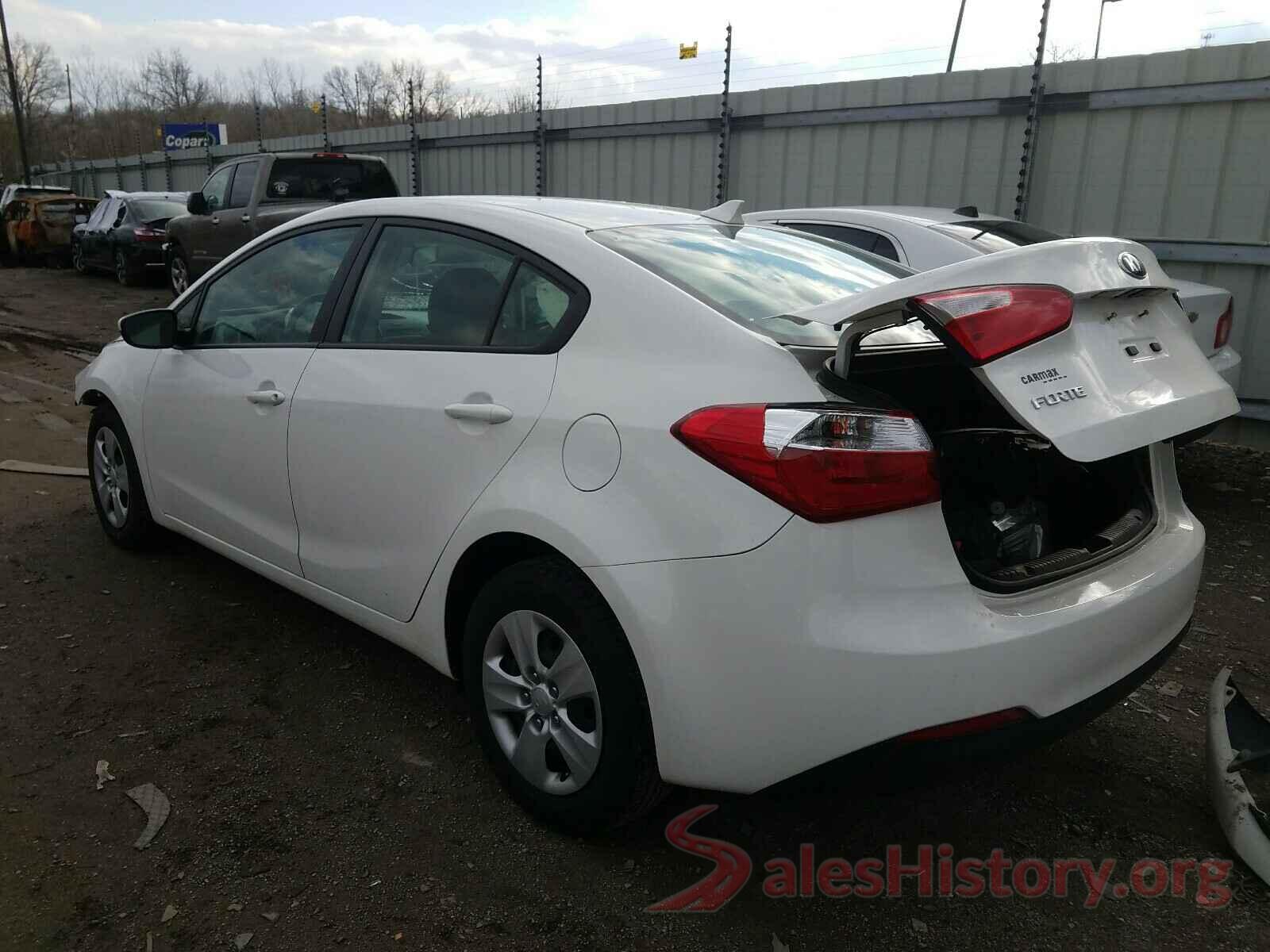 KNAFK4A6XG5444916 2016 KIA FORTE