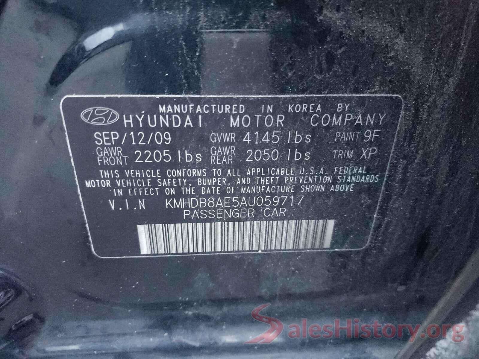 1N4AA6AVXKC364805 2010 HYUNDAI ELANTRA