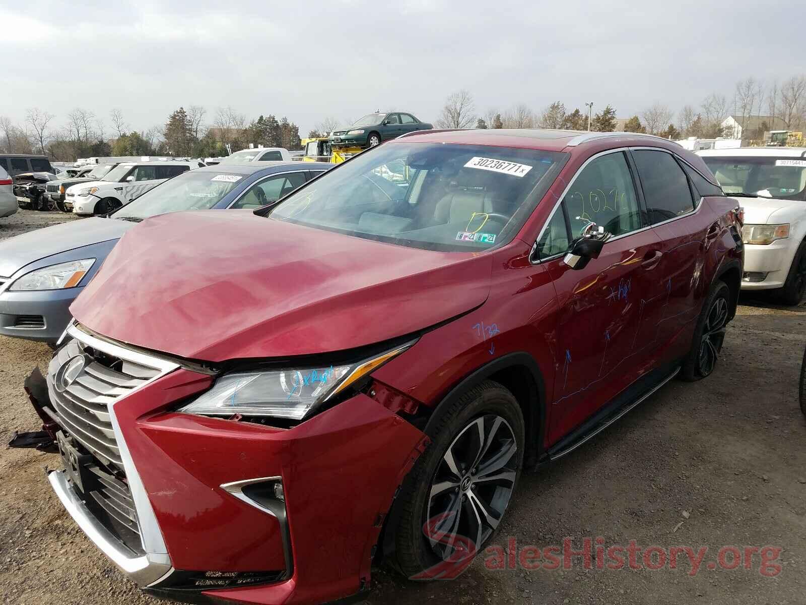 2T2BZMCA0JC144077 2018 LEXUS RX350