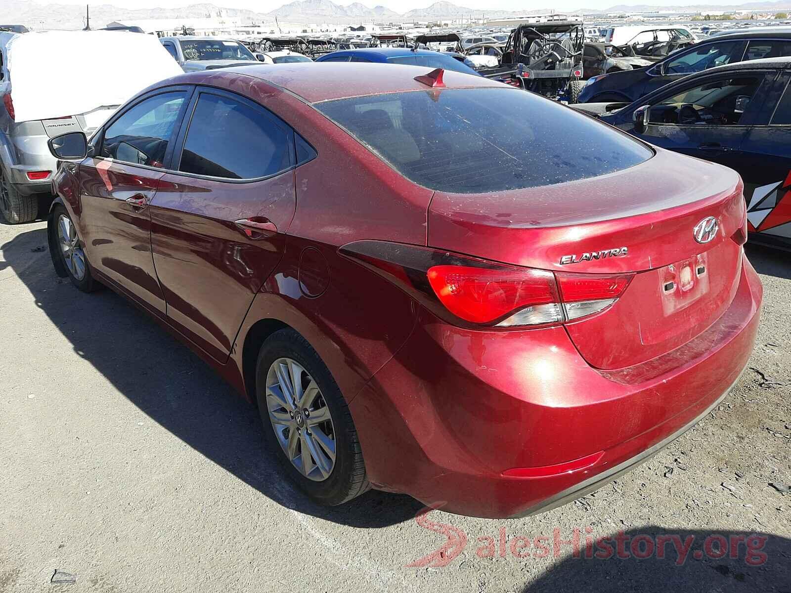 5NPDH4AE4GH658266 2016 HYUNDAI ELANTRA