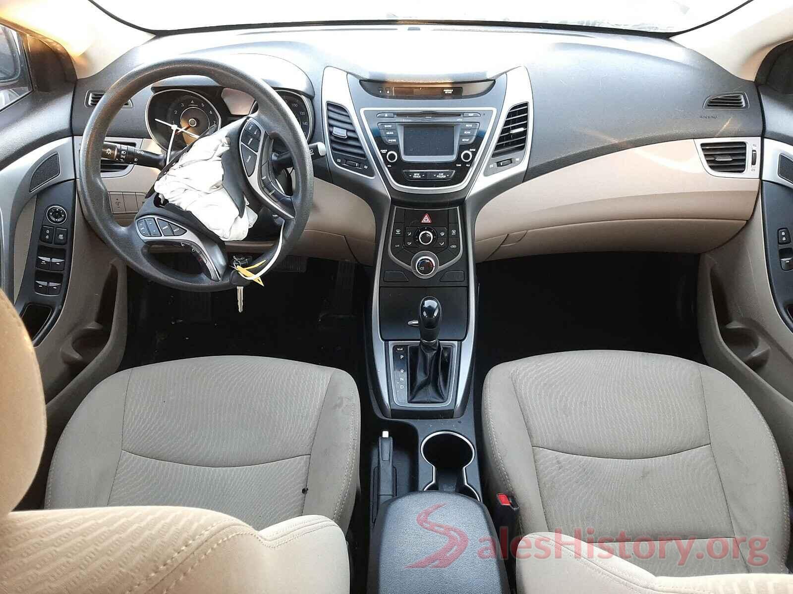 5NPDH4AE4GH658266 2016 HYUNDAI ELANTRA