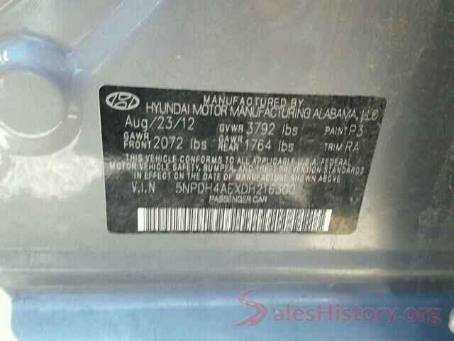 3N1AB7AP0HY239622 2013 HYUNDAI ELANTRA