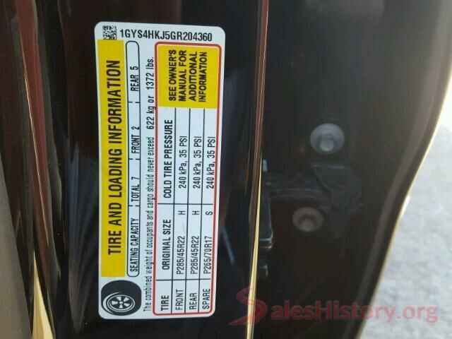 KL7CJLSB5GB632465 2016 CADILLAC ESCALADE