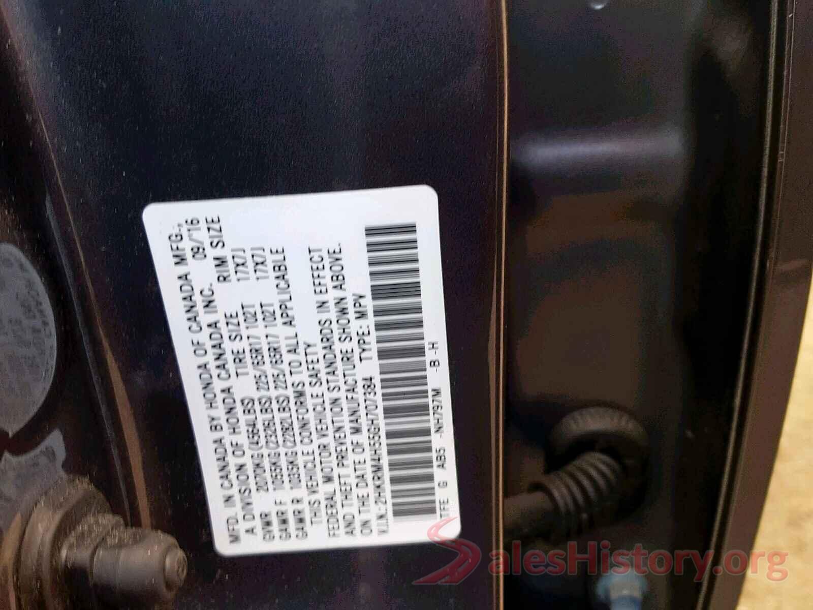 JF1VA1A68K9825283 2016 HONDA CR-V EX