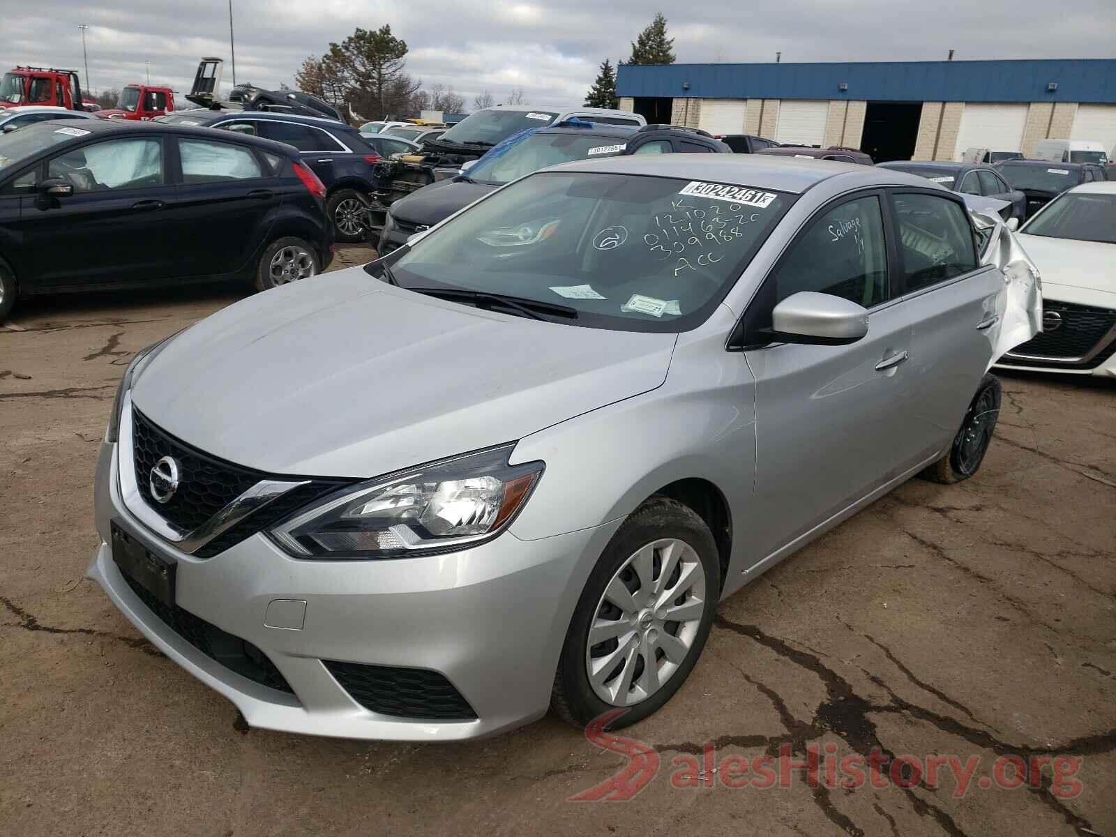 3N1AB7APXKY309988 2019 NISSAN SENTRA