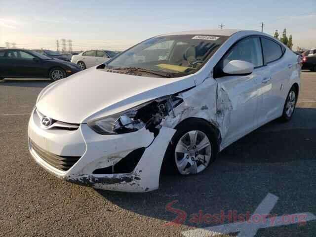 5NPDH4AE9GH698598 2016 HYUNDAI ELANTRA