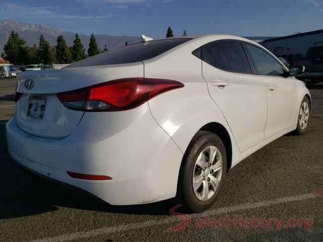 5NPDH4AE9GH698598 2016 HYUNDAI ELANTRA