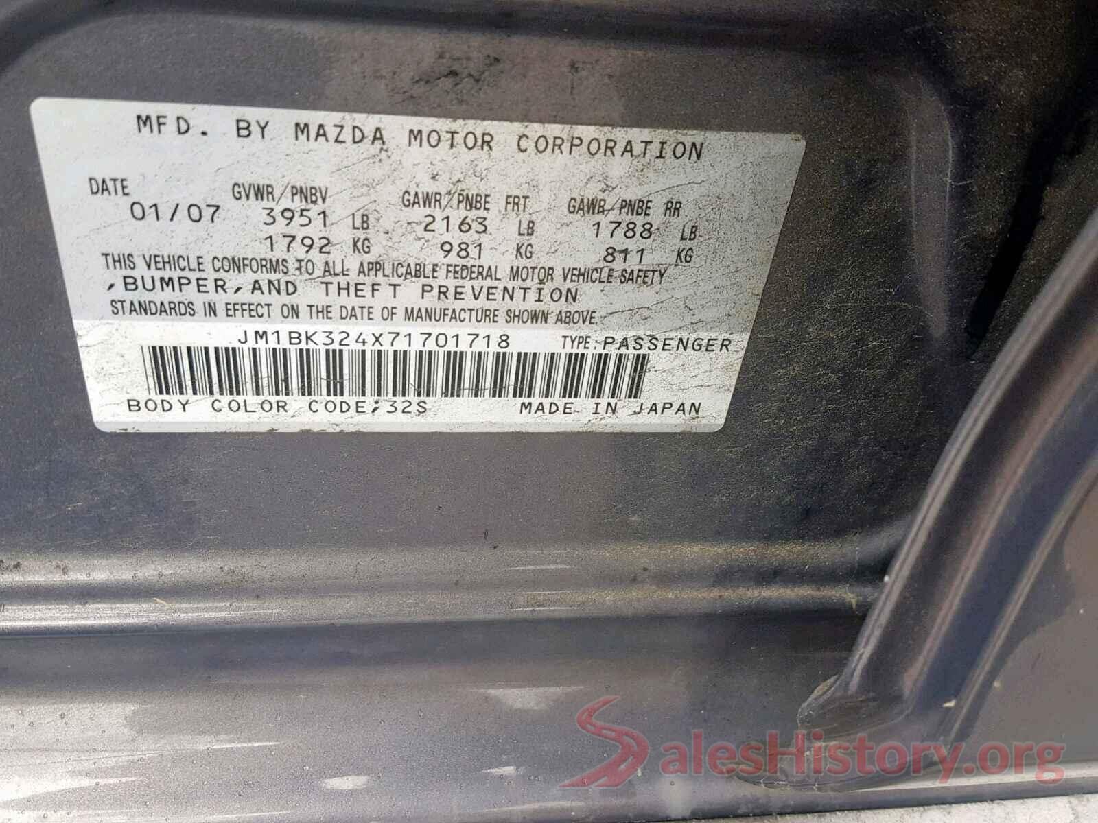 3N1CE2CP9KL355941 2007 MAZDA 3 S