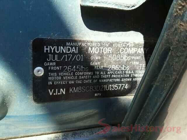 4T1M11AK4LU941464 2001 HYUNDAI SANTA FE