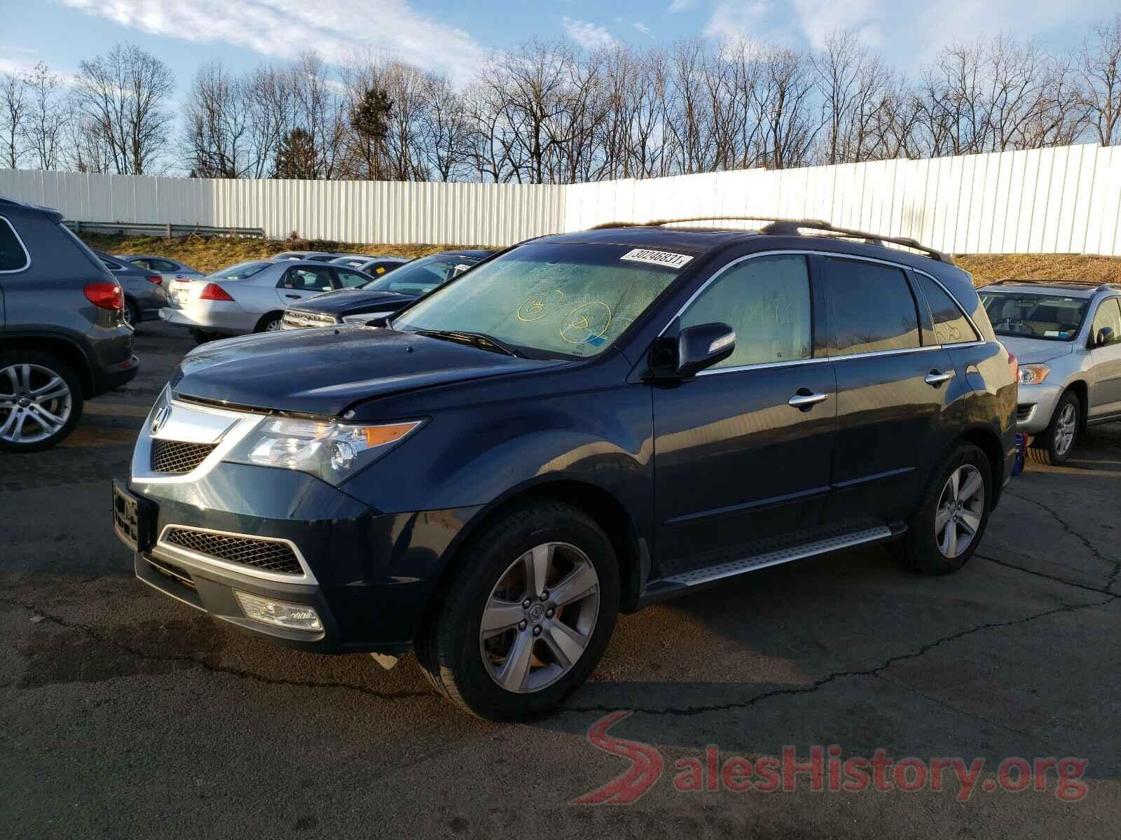 1HGCV1F31KA152129 2012 ACURA MDX