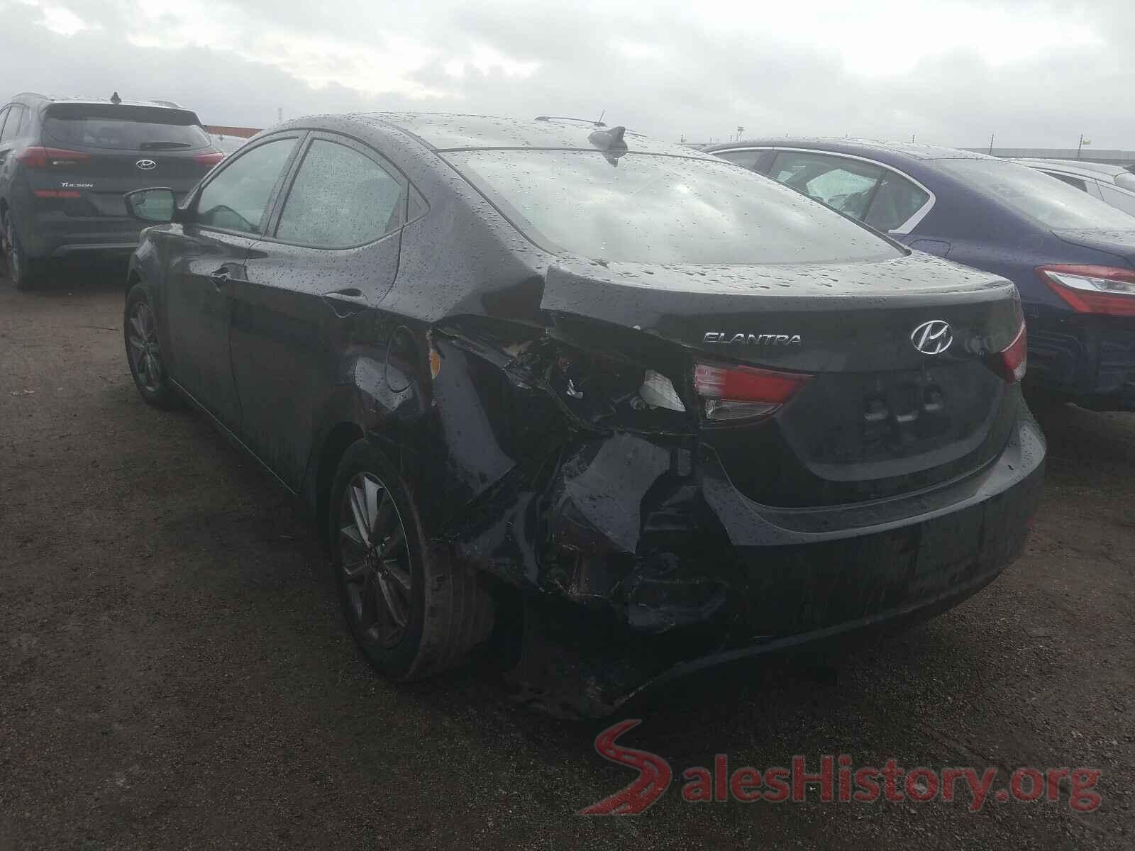 5NPDH4AE2GH657150 2016 HYUNDAI ELANTRA