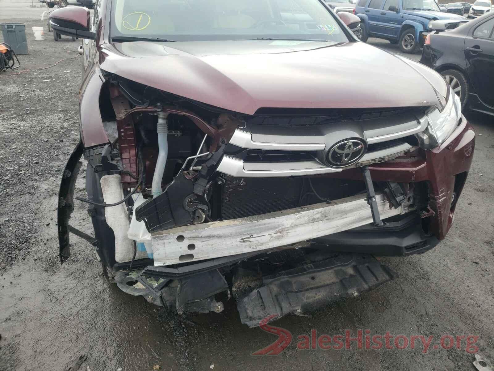 5TDJZRFH8HS377180 2017 TOYOTA HIGHLANDER