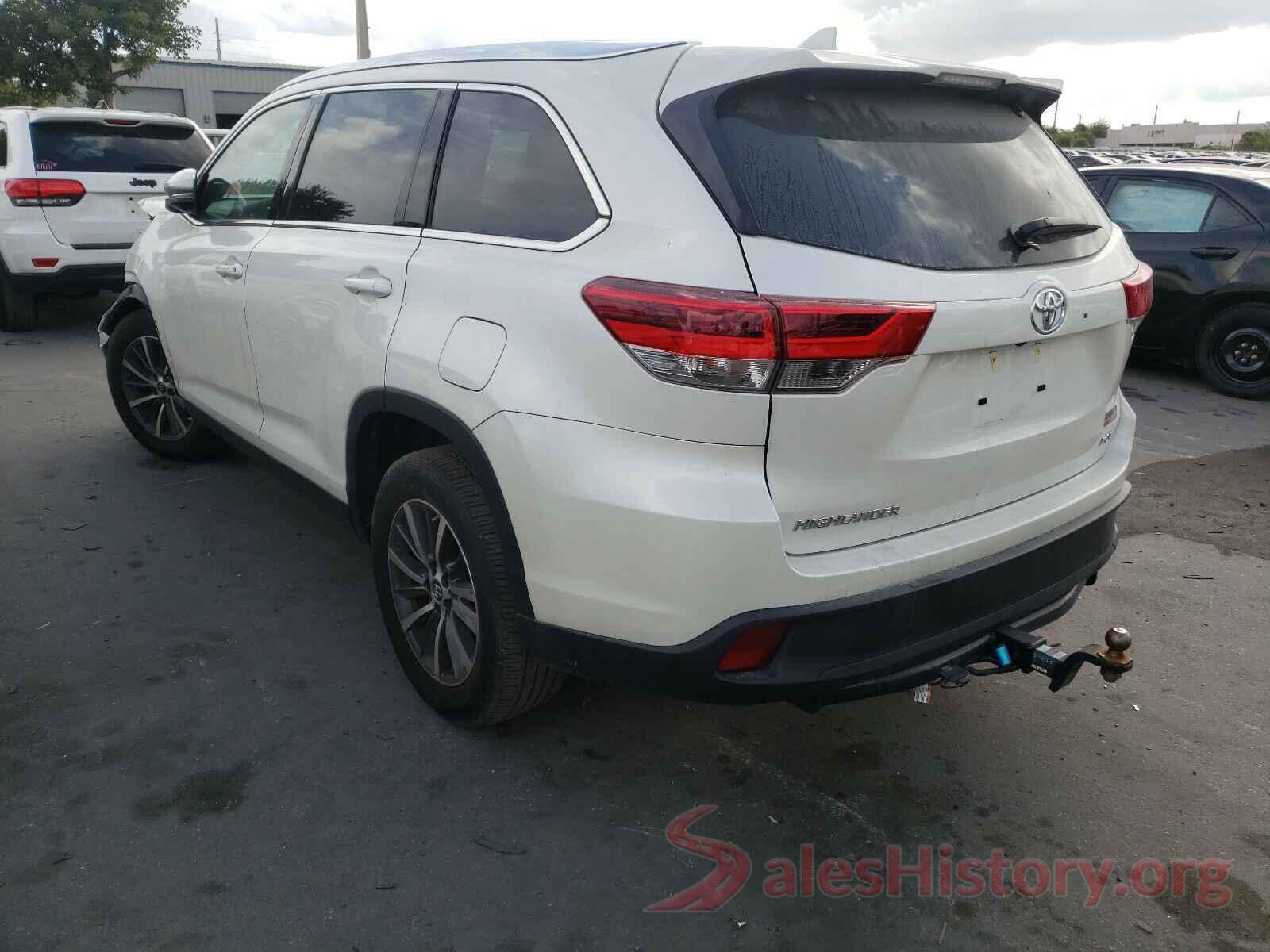 5TDKZRFH0KS573951 2019 TOYOTA HIGHLANDER