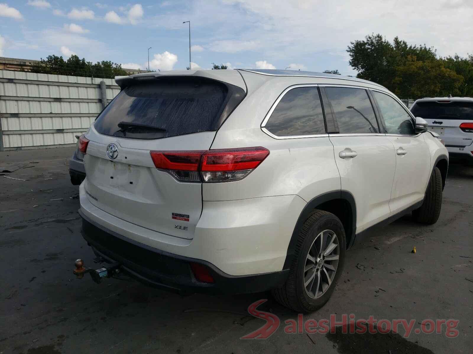 5TDKZRFH0KS573951 2019 TOYOTA HIGHLANDER