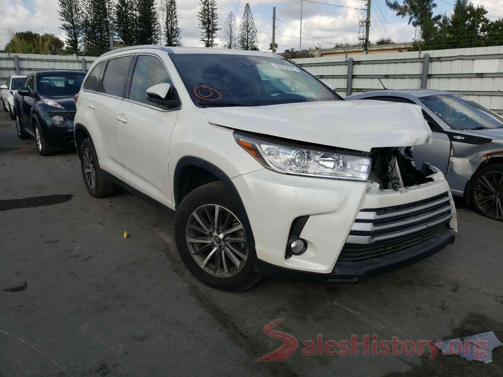 5TDKZRFH0KS573951 2019 TOYOTA HIGHLANDER