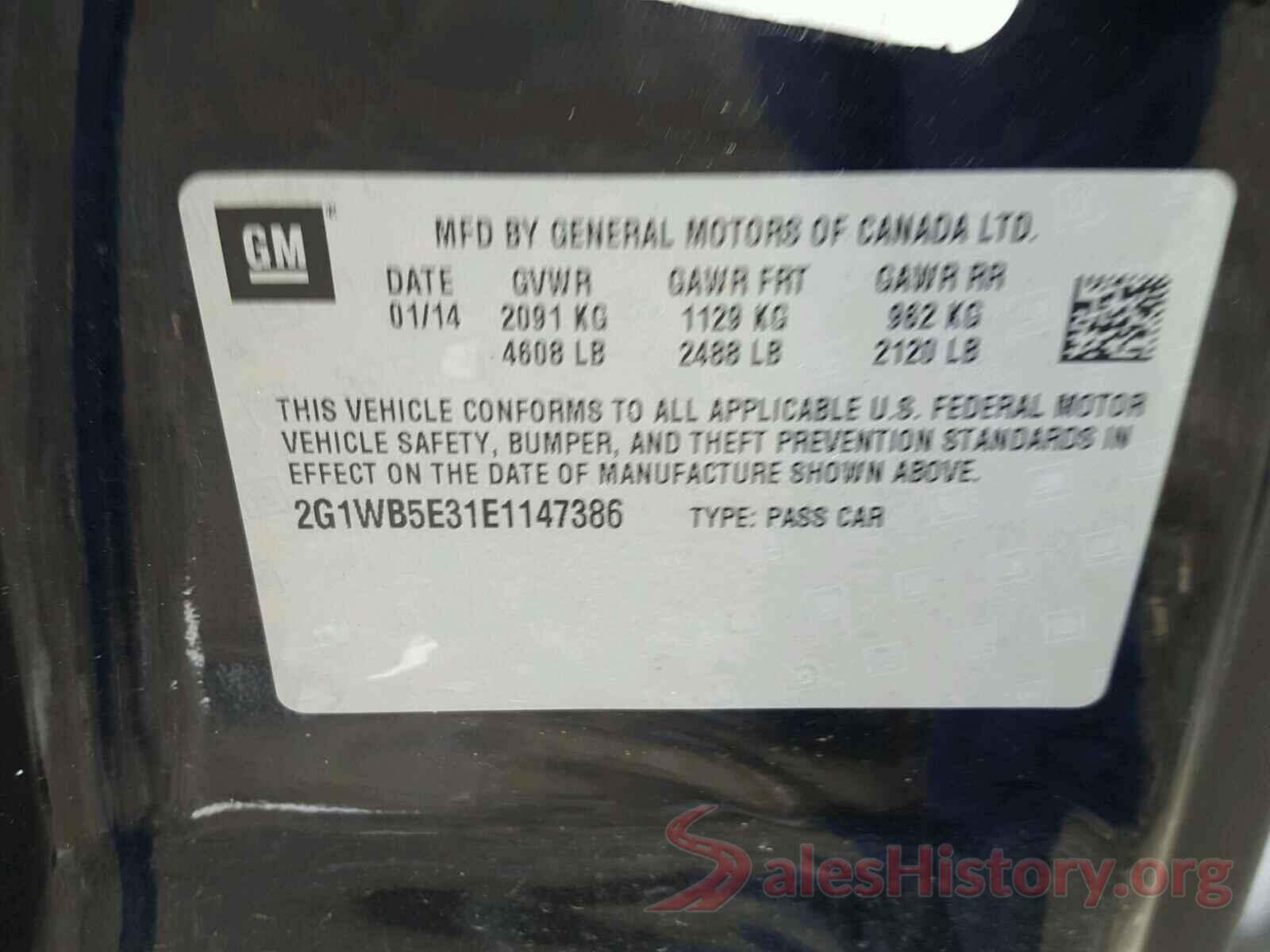 KNDMB5C11H6236923 2014 CHEVROLET IMPALA