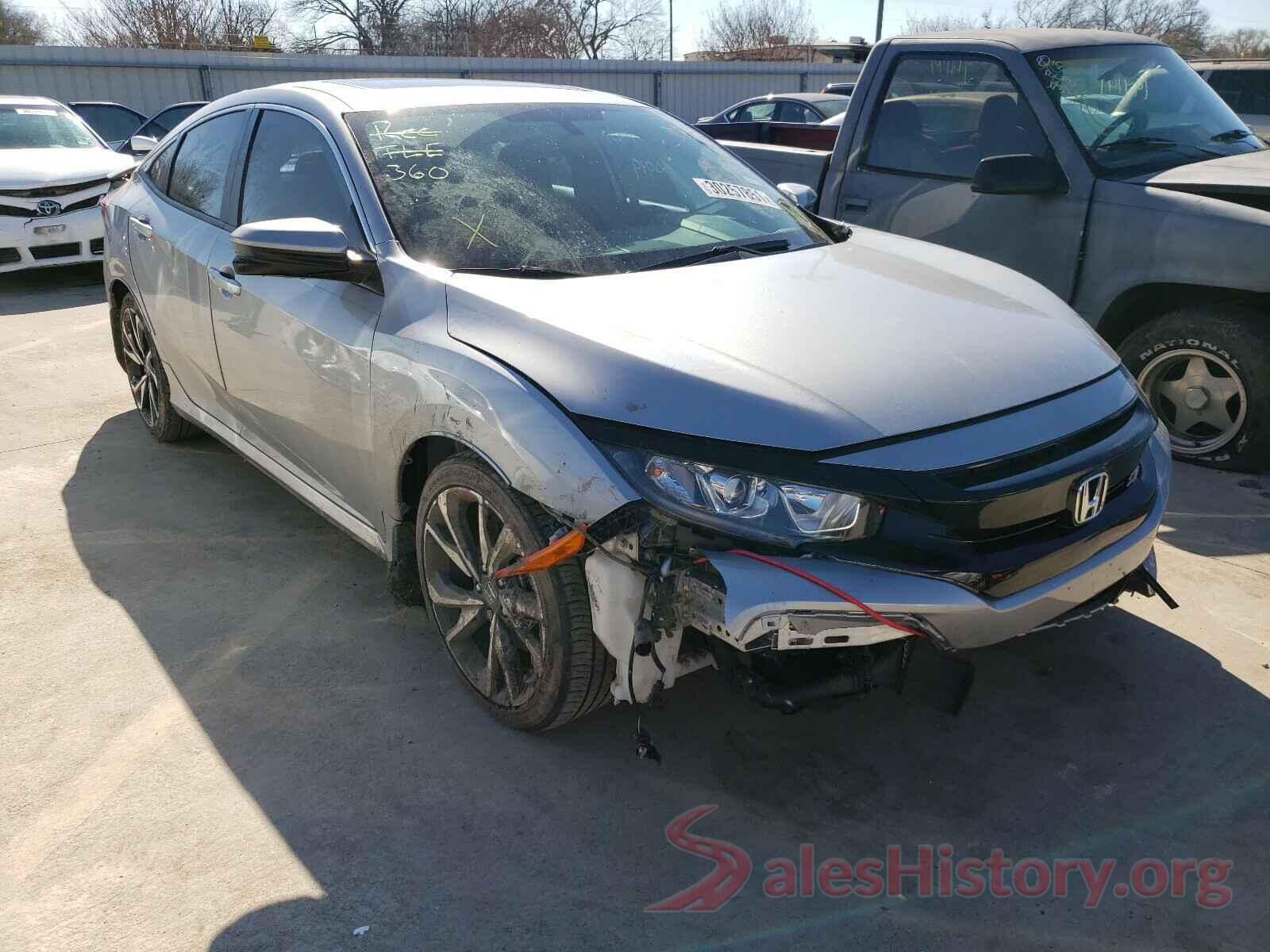 2HGFC1E53KH707220 2019 HONDA CIVIC