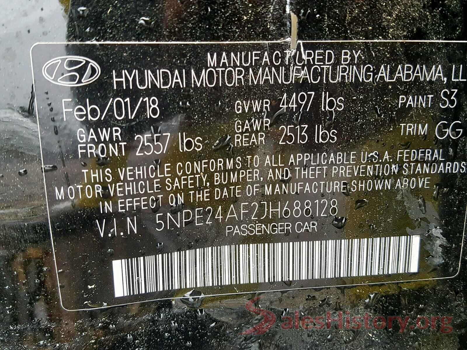 3N1CN7AP1JL884881 2018 HYUNDAI SONATA