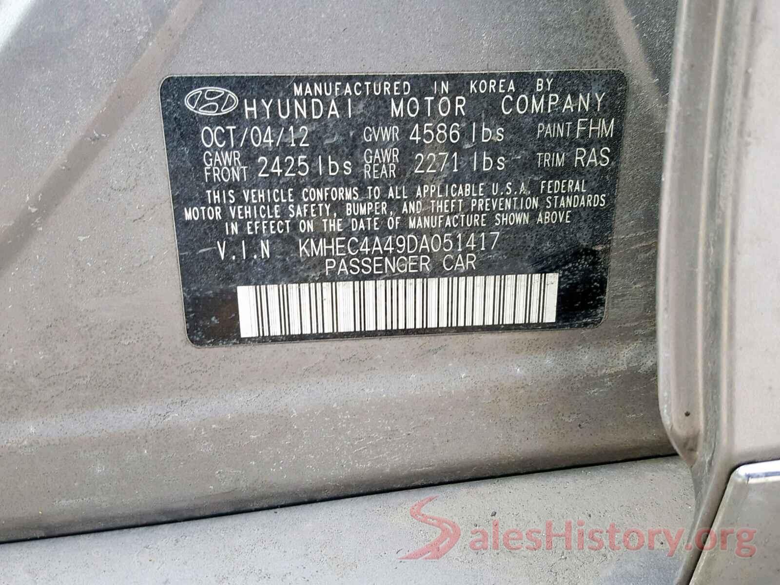 4T1B11HK9KU285368 2013 HYUNDAI SONATA