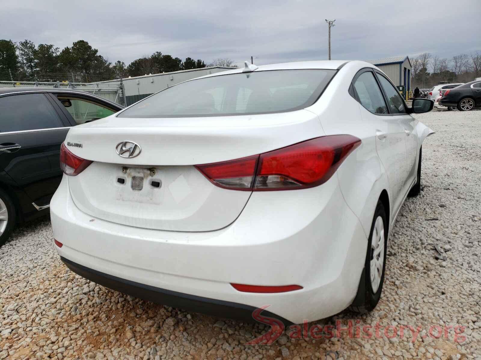 5NPDH4AE5GH792896 2016 HYUNDAI ELANTRA