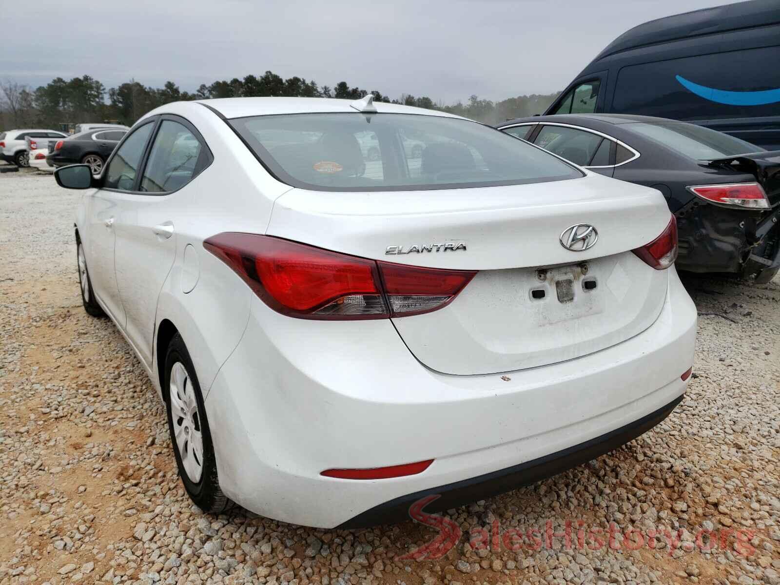 5NPDH4AE5GH792896 2016 HYUNDAI ELANTRA