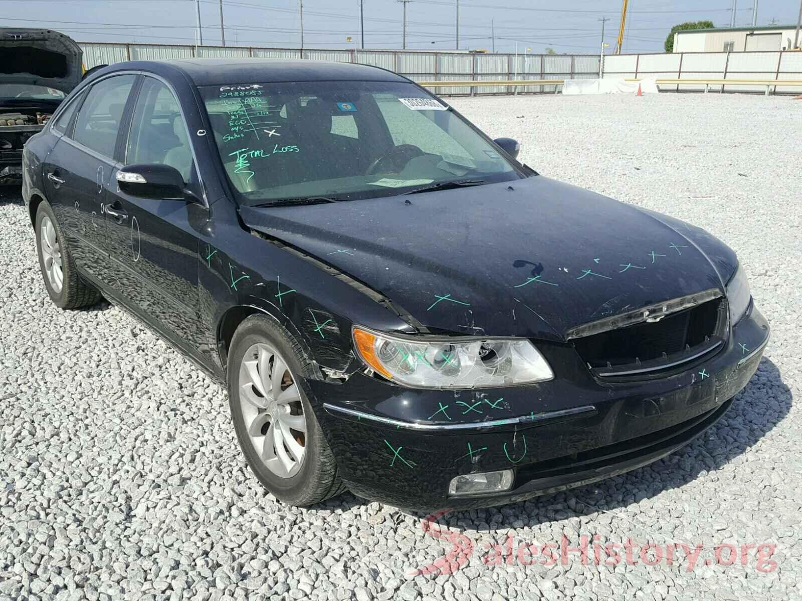 KNAFX4A69G5550131 2007 HYUNDAI AZERA