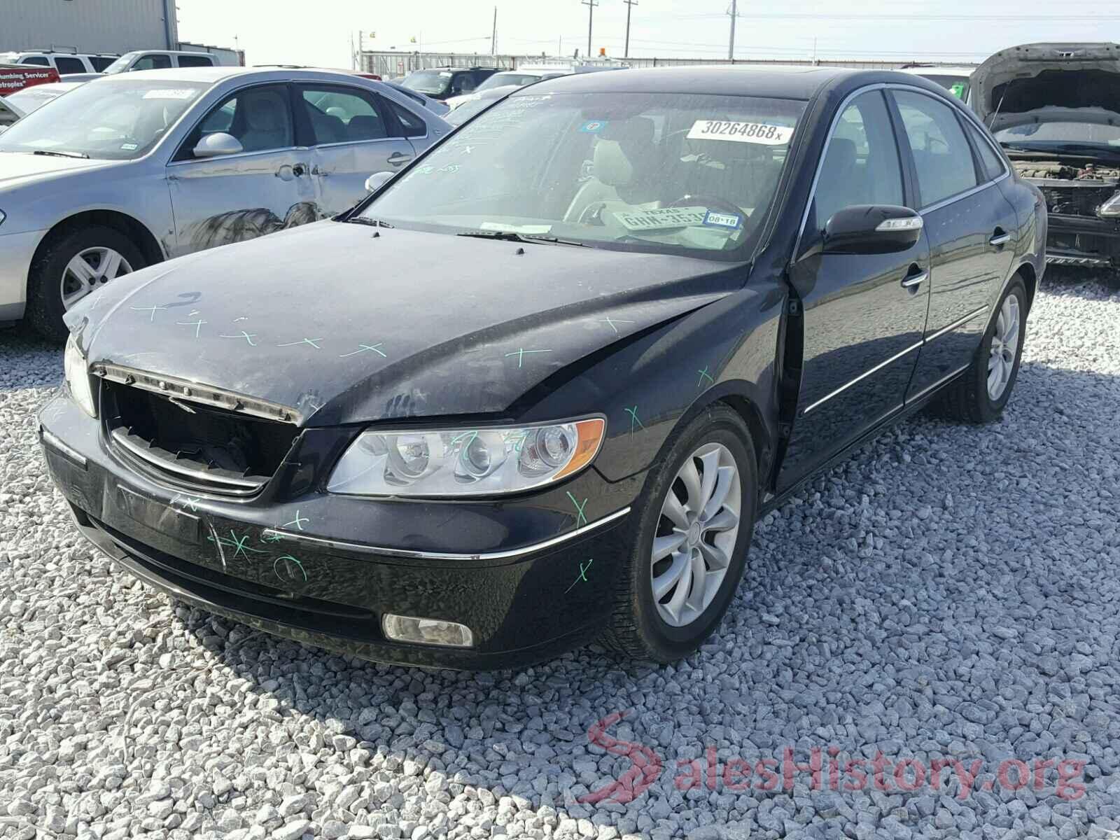 KNAFX4A69G5550131 2007 HYUNDAI AZERA