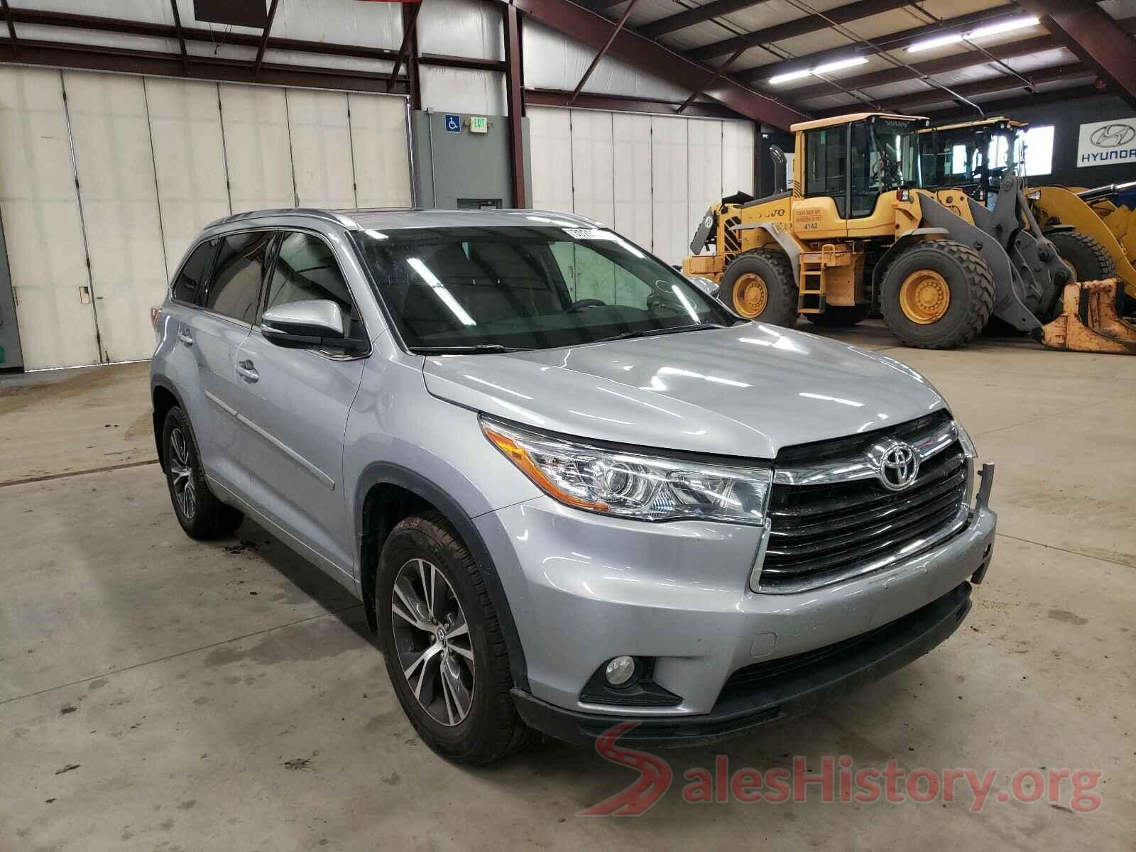 5TDJKRFH8GS503539 2016 TOYOTA HIGHLANDER