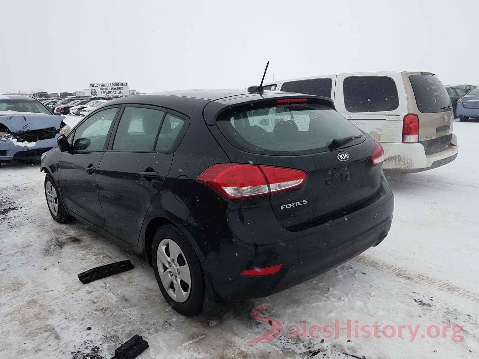 KNAFK5A89H5707390 2017 KIA FORTE