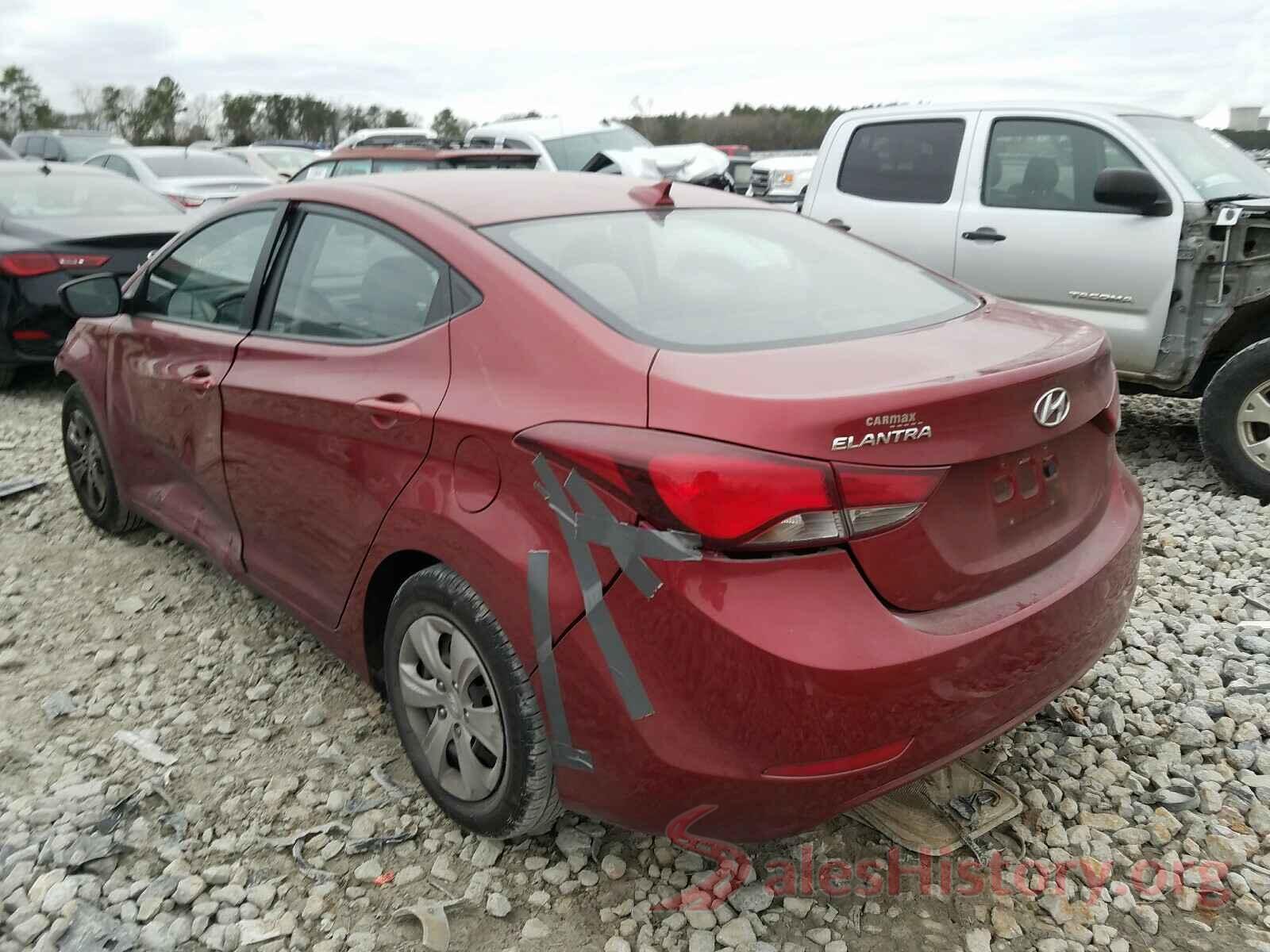 5NPDH4AE3GH787227 2016 HYUNDAI ELANTRA