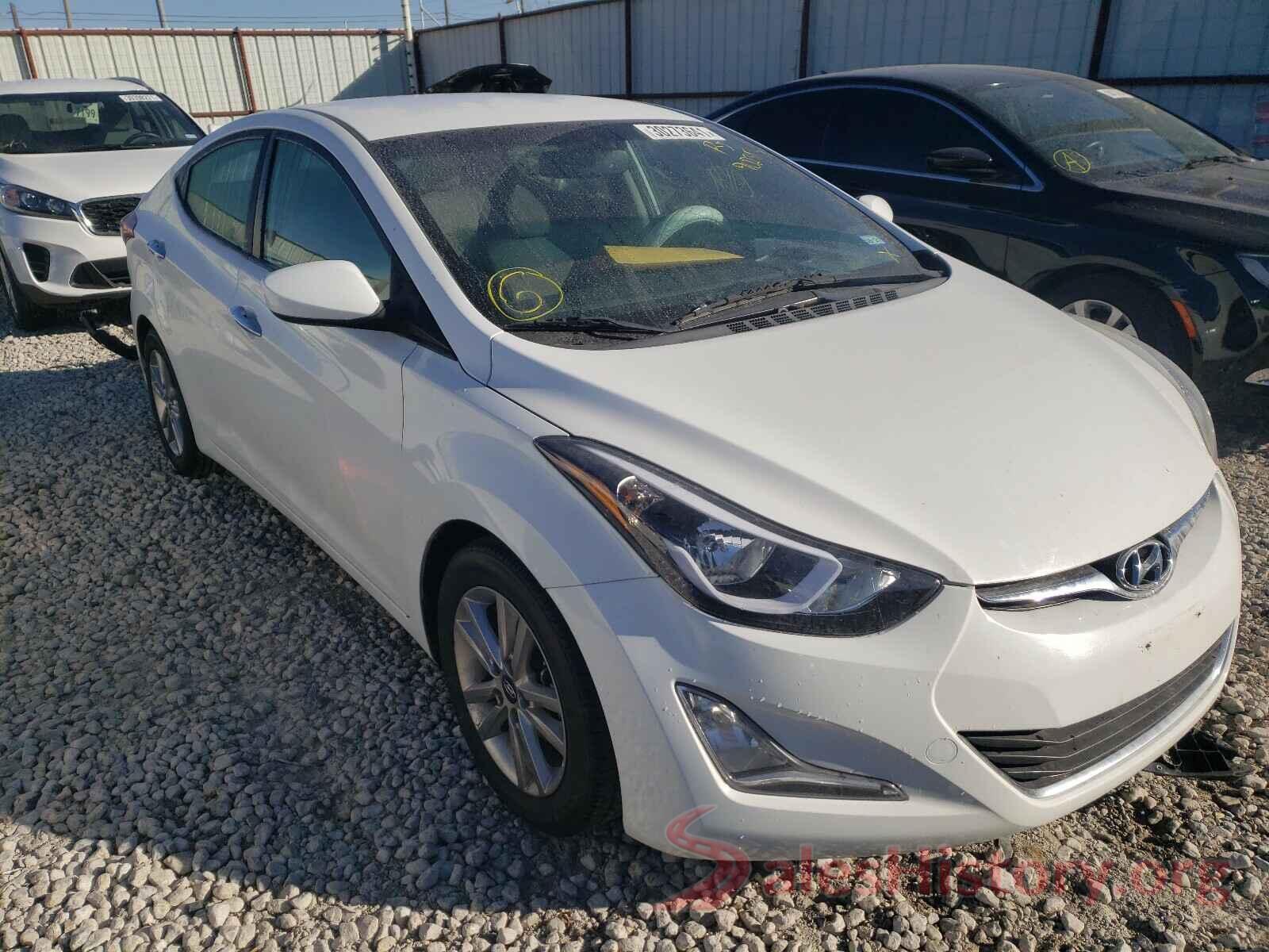 5NPDH4AE0GH702313 2016 HYUNDAI ELANTRA