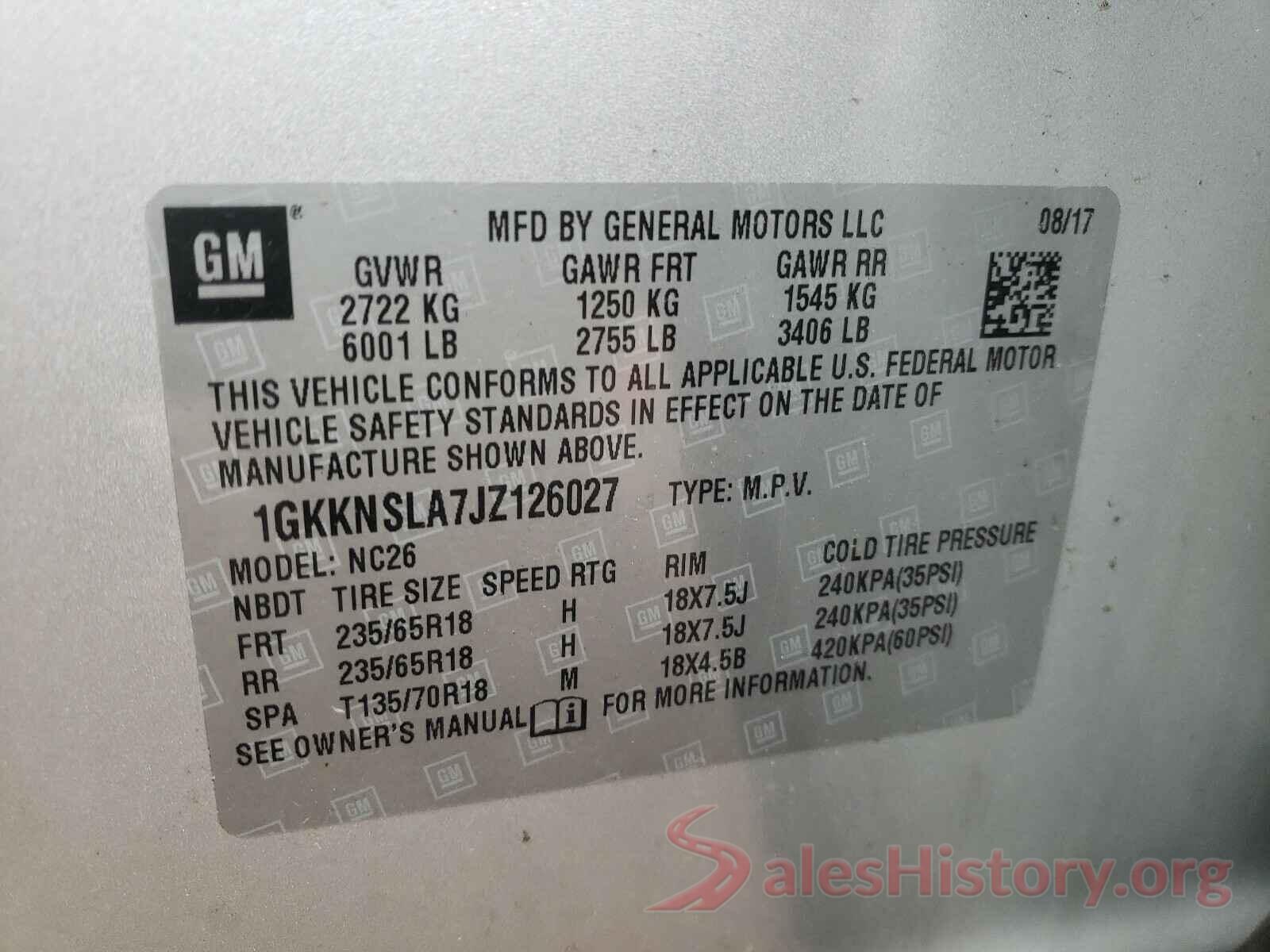 JN8AT2MT0HW391918 2018 GMC ACADIA