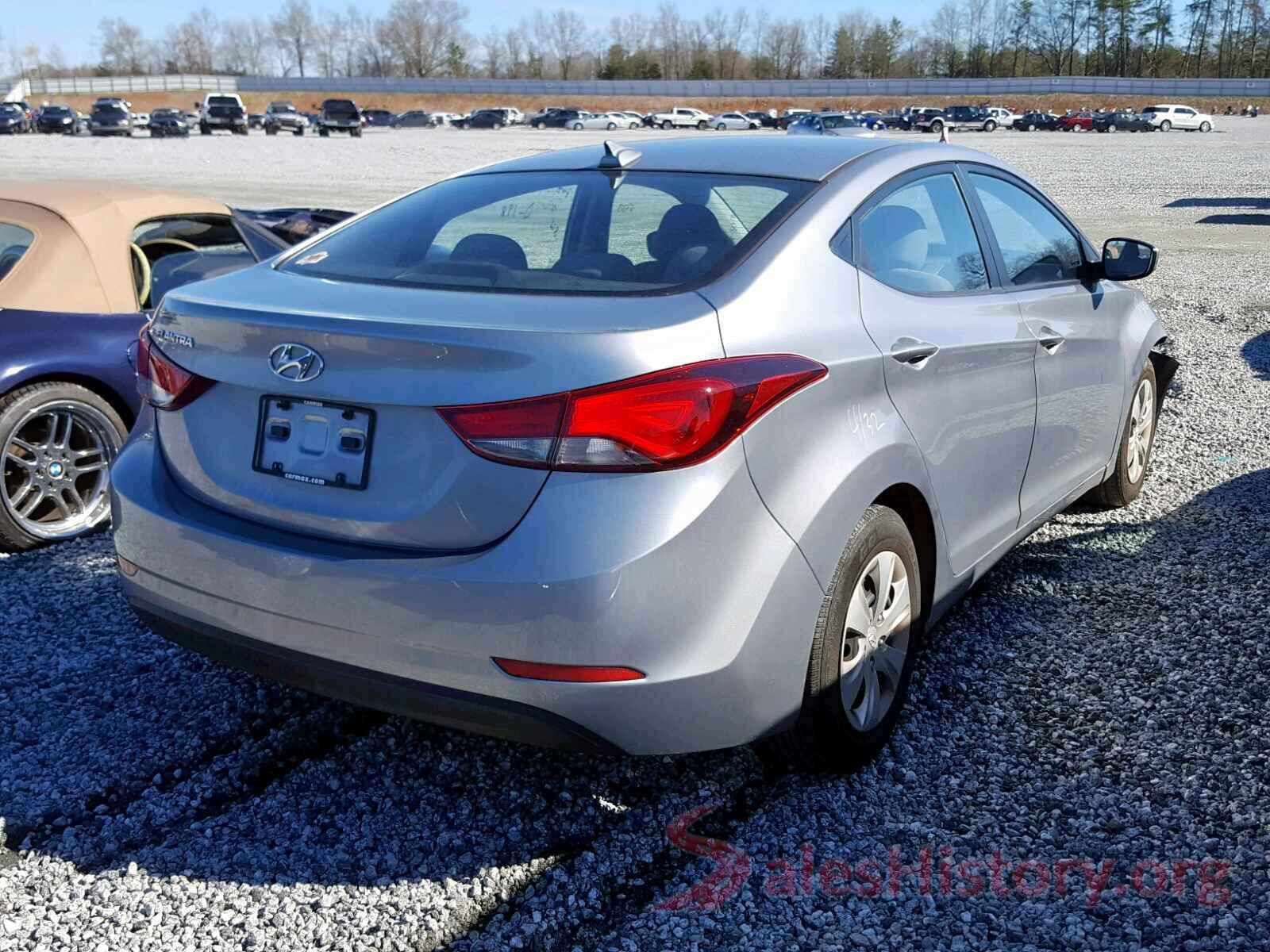 3N1CN7AP8KL821259 2016 HYUNDAI ELANTRA