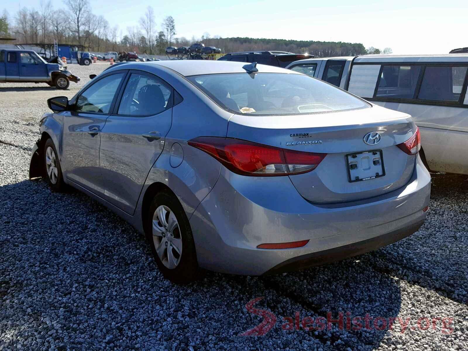 3N1CN7AP8KL821259 2016 HYUNDAI ELANTRA