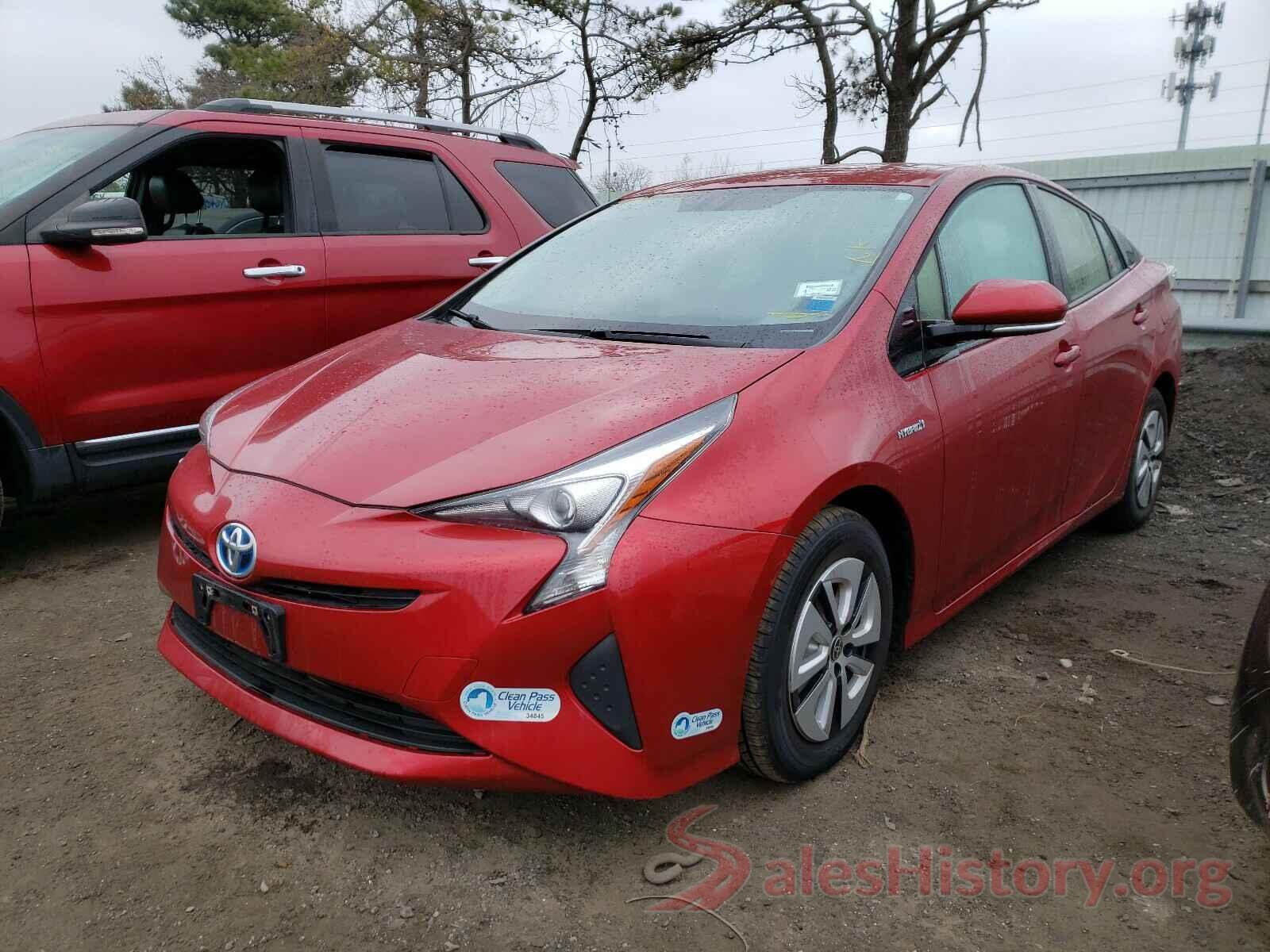 JTDKARFU5G3505626 2016 TOYOTA PRIUS