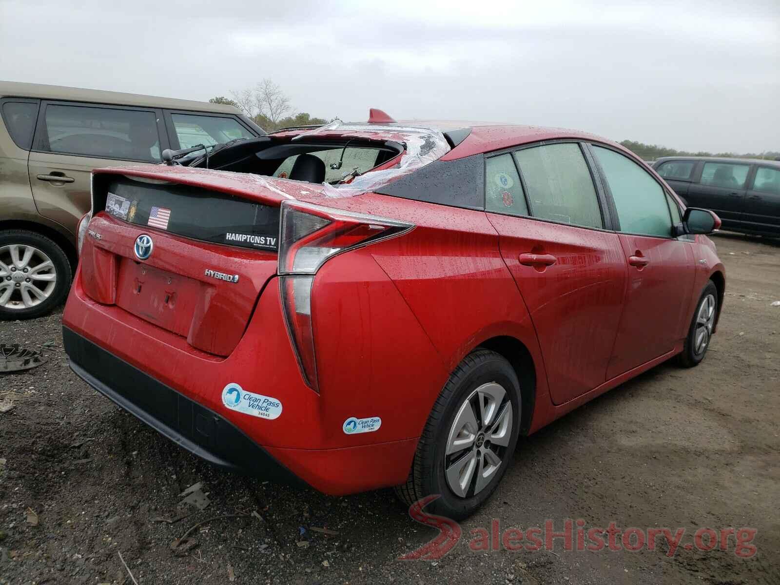 JTDKARFU5G3505626 2016 TOYOTA PRIUS