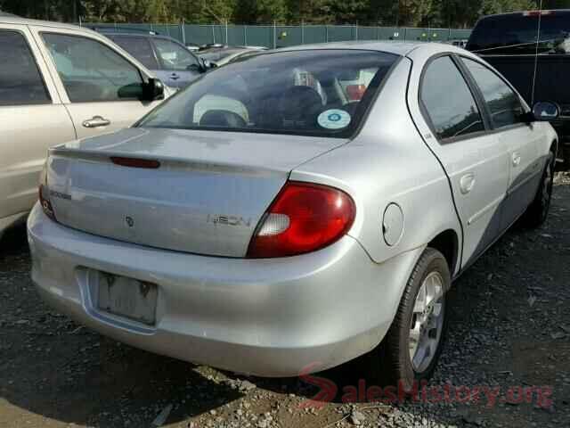 KNDPN3AC2K7544391 2001 DODGE NEON