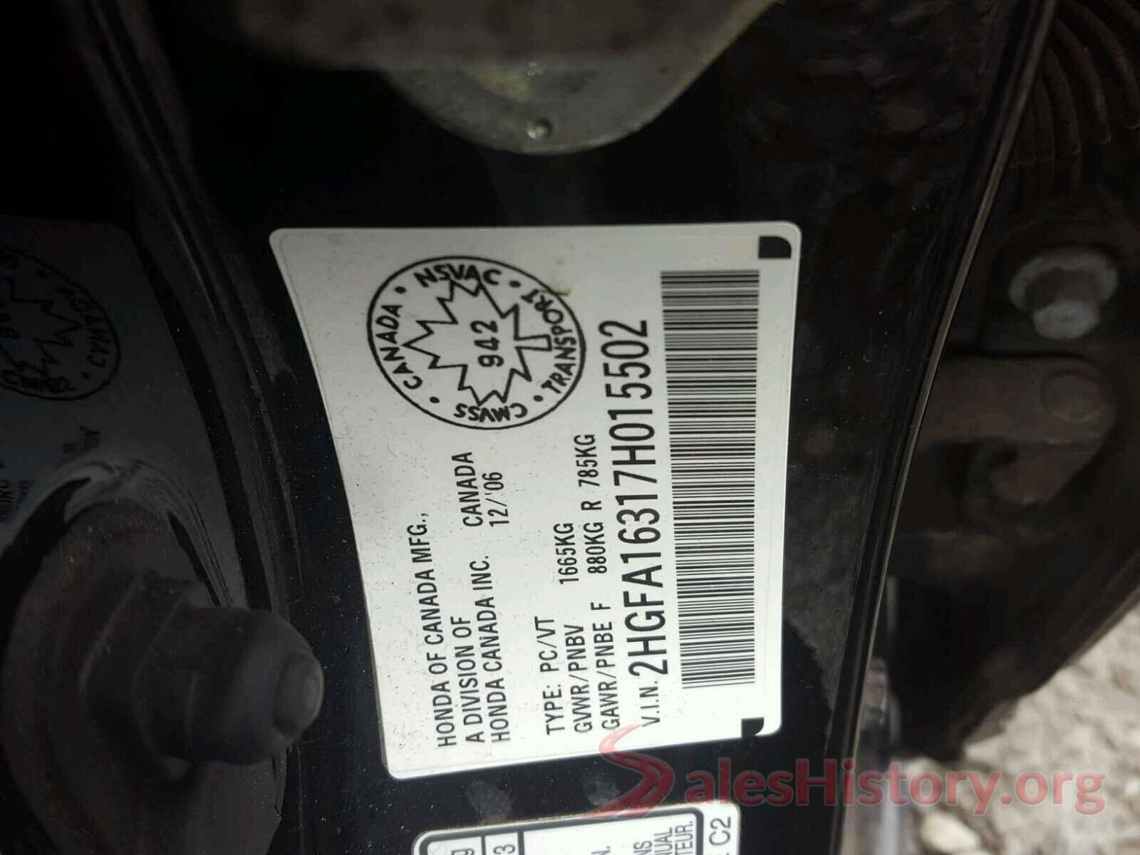 4T1BF1FK0GU257437 2007 HONDA CIVIC