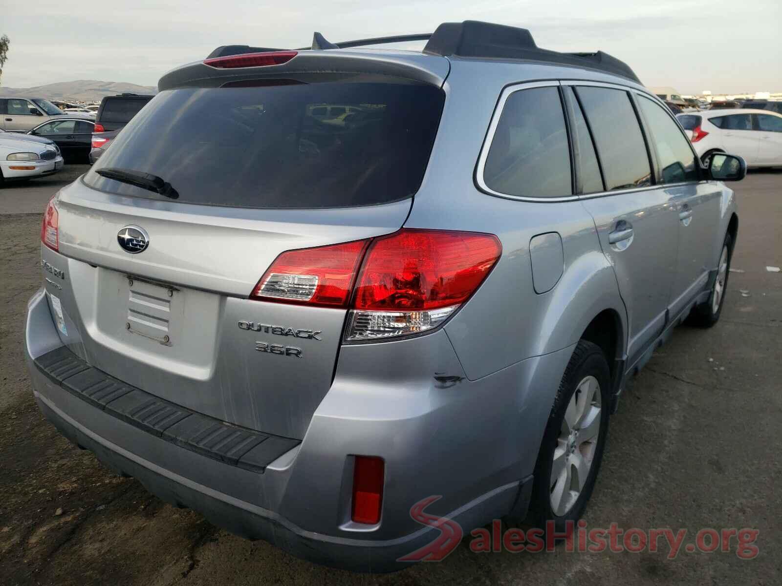 4T1BF1FK6GU170206 2012 SUBARU OUTBACK