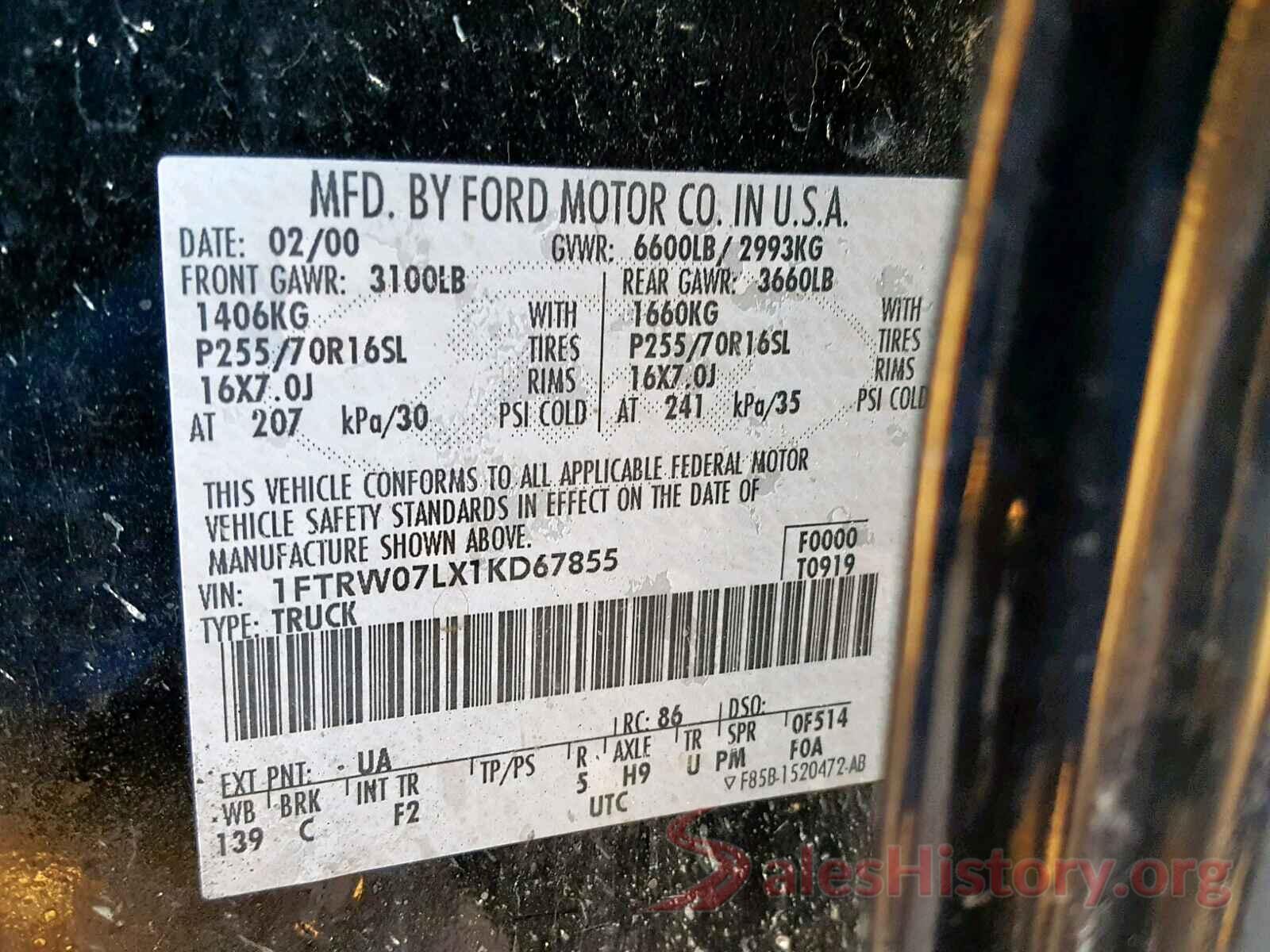 5NPD74LF2HH077276 2001 FORD F150 SUPER