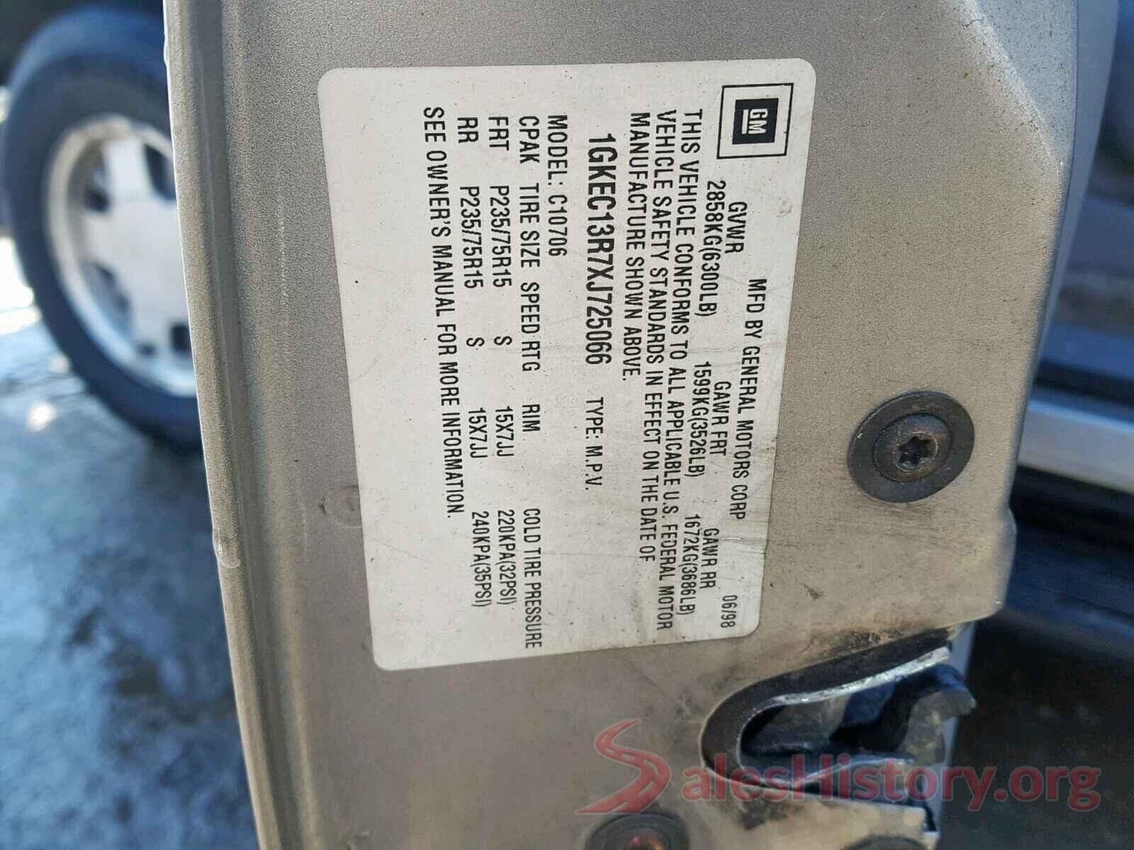 KNAFX4A61G5607910 1999 GMC YUKON