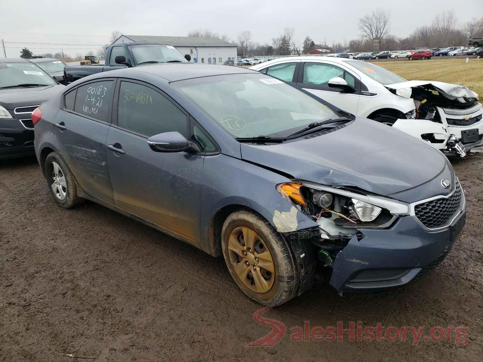 KNAFX4A69G5555667 2016 KIA FORTE