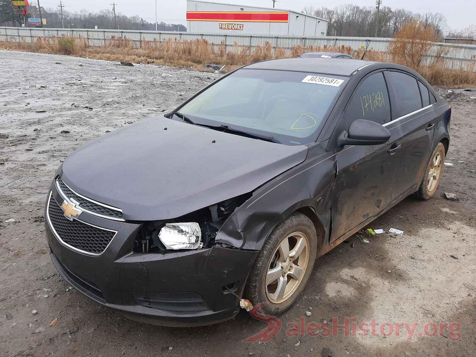 2T1BURHE9GC742222 2011 CHEVROLET CRUZE