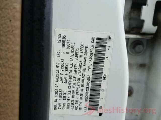 1C4NJRFB6GD558812 2006 HONDA ACCORD