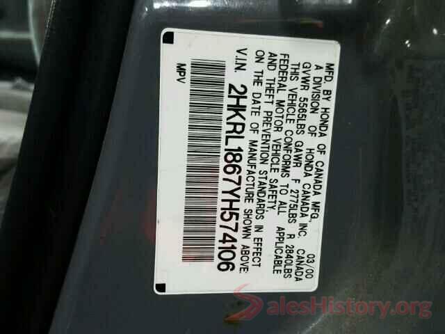 JM1NDAM72L0416191 2000 HONDA ODYSSEY