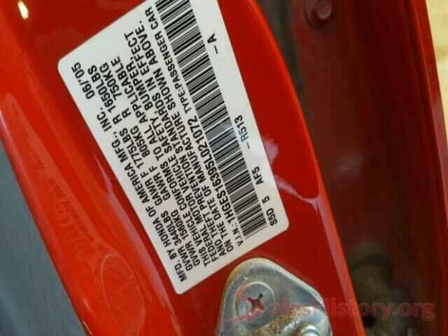 1C4RJFBG0LC263738 2005 HONDA CIVIC