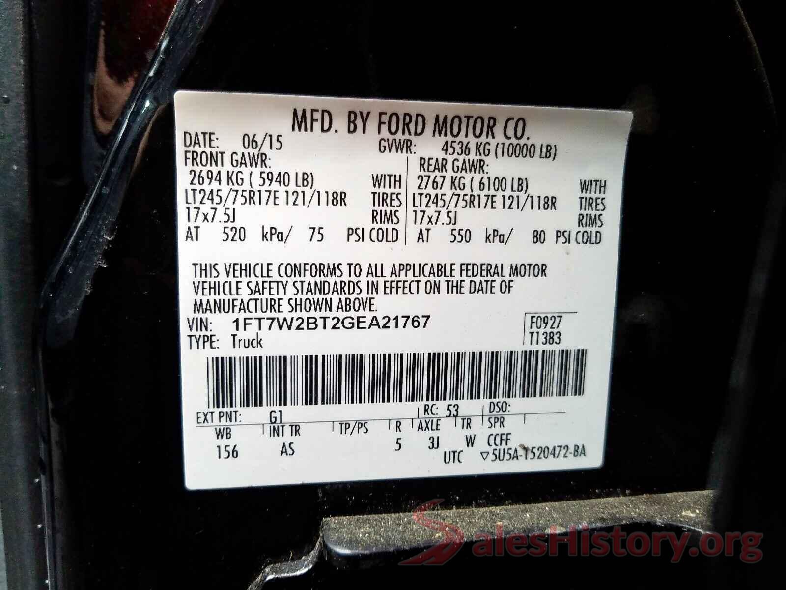 5YFEPRAE3LP069890 2016 FORD F250